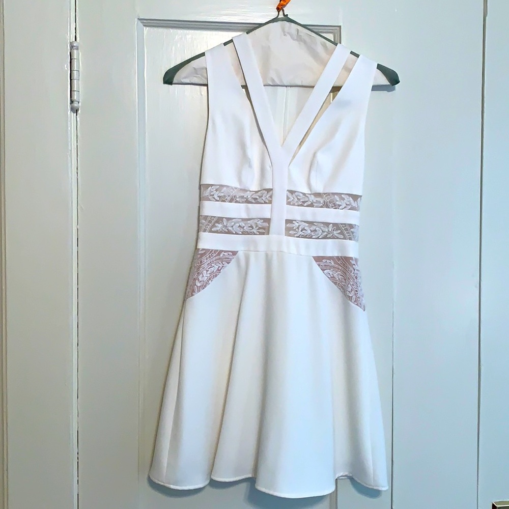 BCBGMaxazria White dress